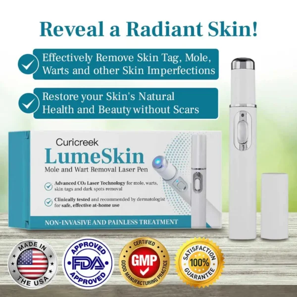 Curicreek® LumeSkin Mole and Wart Removal Laser Pen 2